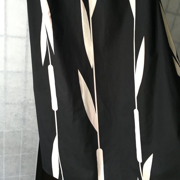 Kenneth Cole New York Black Ivory Cotton Halter Dress Size 2 - Picture 3 of 6